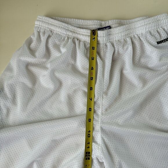 BRINE REIGN ON White With Green Accents Drawstring Athletic Shorts Small ? - Picture 8 of 10